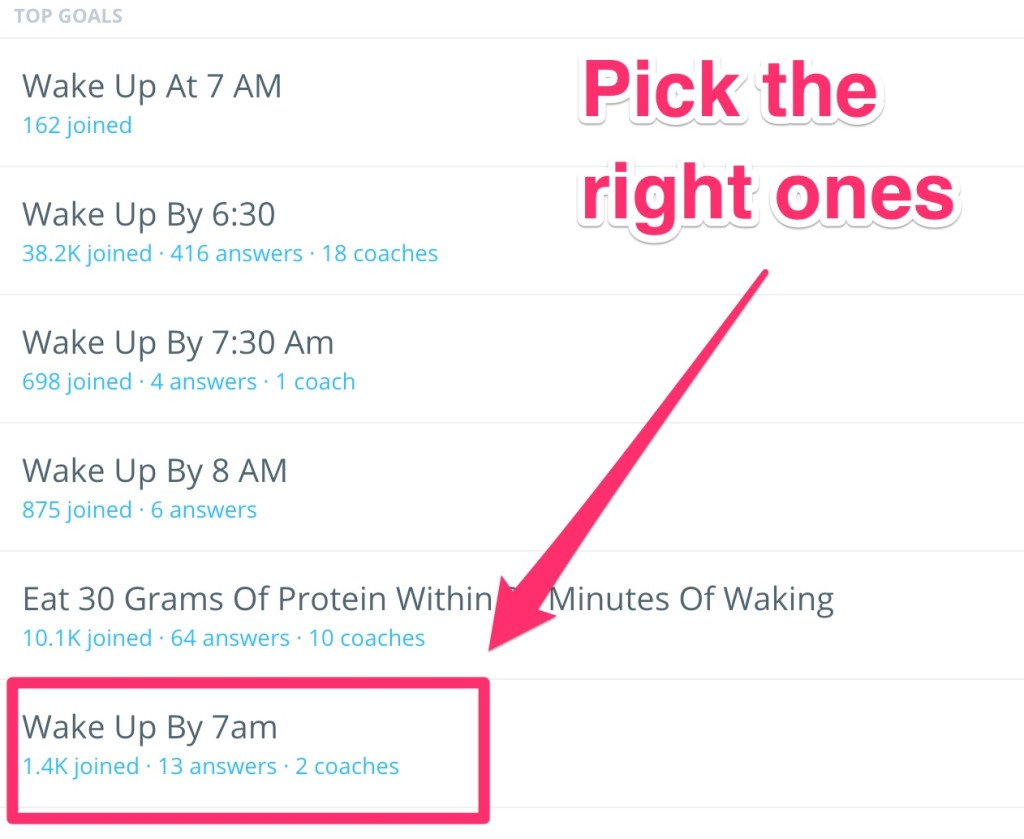 pick the right daily routine habits